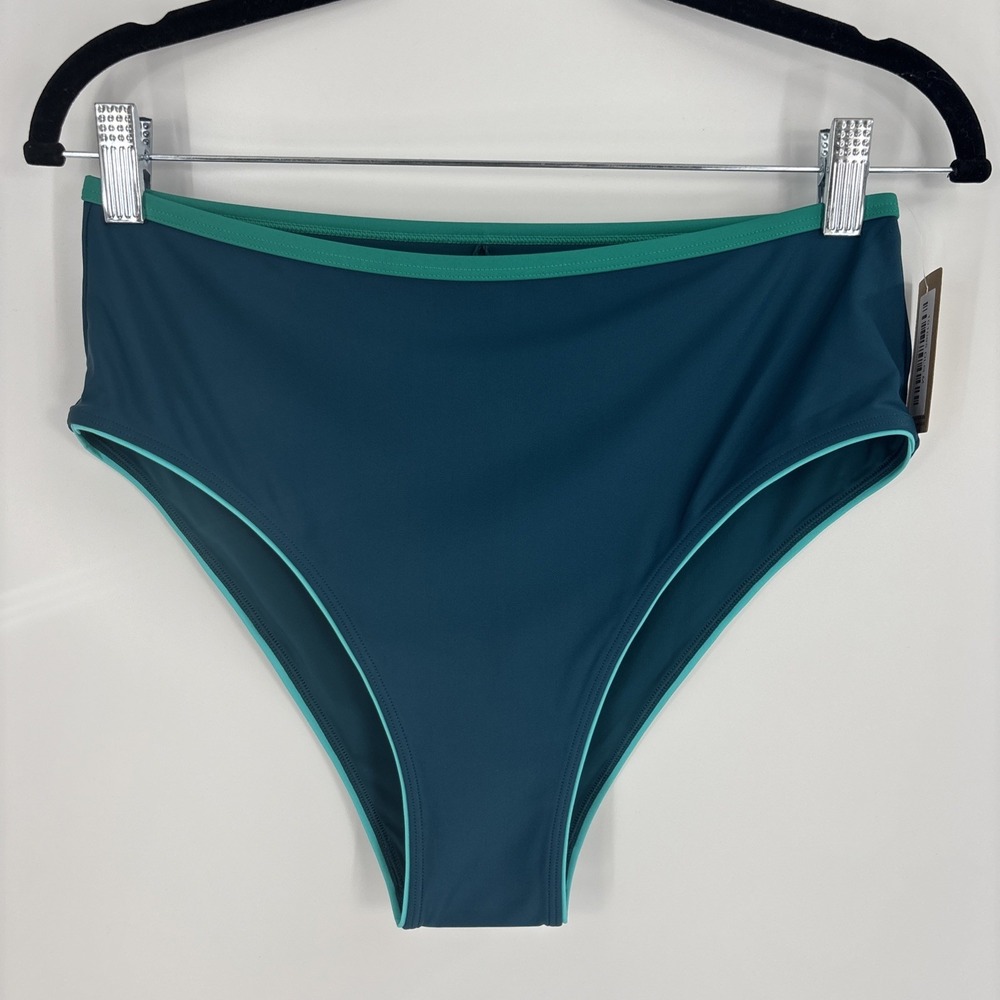 NWT Title Nine Riptide High Waisted Bikini Bottom - Size Medium
